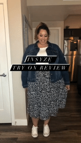 Review of product Mindy Skirt in Graphic Gardenia (Curve)