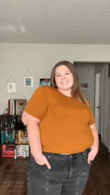 Review of product The Mom Crop in Ginger